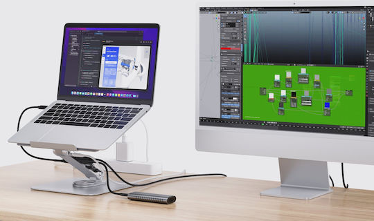 Conceptronic Βάση Στήριξης για Laptop Λευκό (DONN27G)