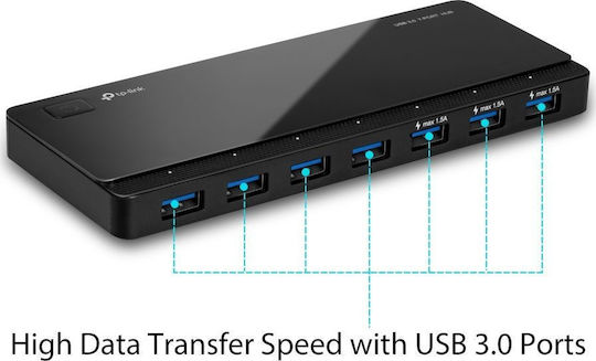 TP-LINK UH700 v5 Hub 7 Porturi USB 3.0 cu Conectare USB-A