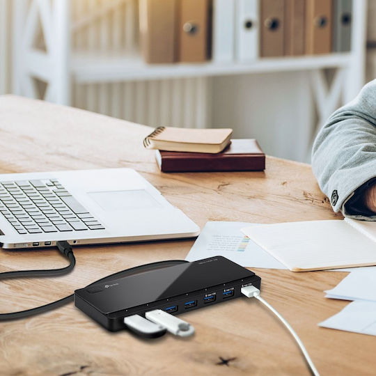 TP-LINK UH700 v5 Hub 7 Porturi USB 3.0 cu Conectare USB-A