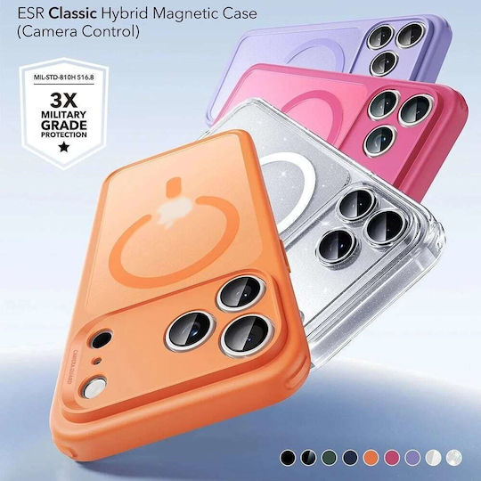 ESR Classic Hybrid Halolock Umschlag Rückseite Orange (iPhone 17 Pro Max)