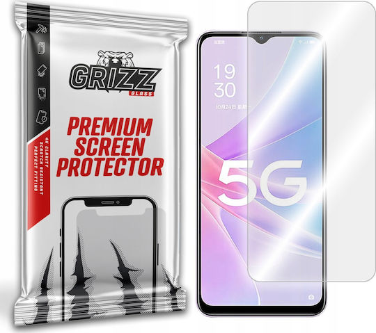 GrizzGlass HybridGlass Tempered Glass (Oppo A78 5 G)