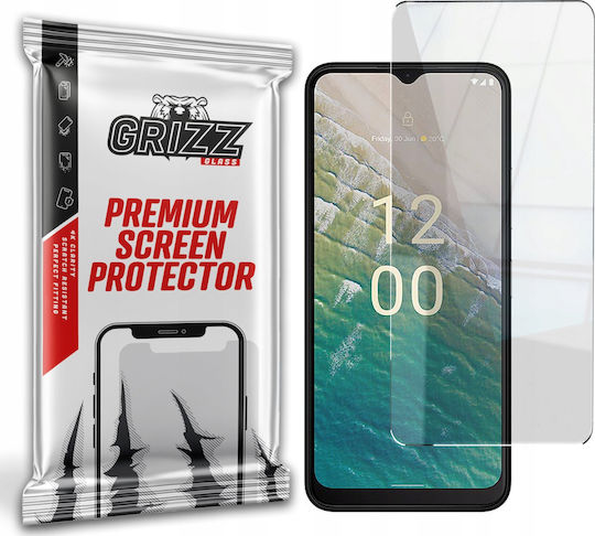 GrizzGlass HybridGlass Tempered Glass (Nokia C32)