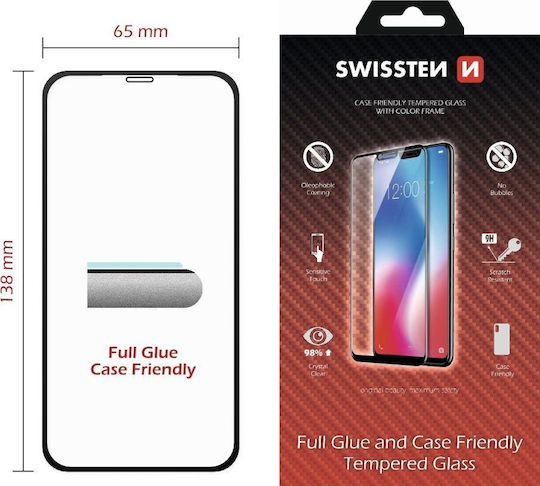Swissten Full Face Tempered Glass Apple Iphone 11 Pro Black
