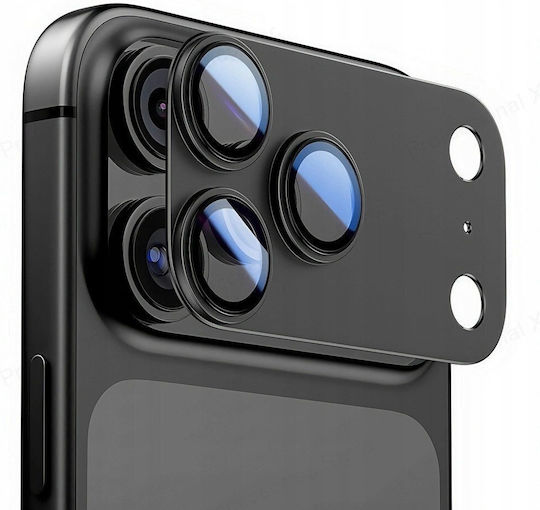 Tech-Protect Camfull Fit+ Handy-Kameraschutz Gehärtetes Glas Silbern Für Das iPhone 17 Pro Max