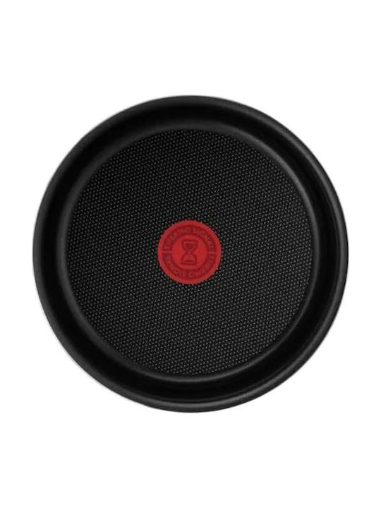 Tefal Ιngenio Σετ Κατσαρόλες από Αλουμίνιο Black 20 & 24cm με Αντικολλητική Επίστρωση 3τμχ