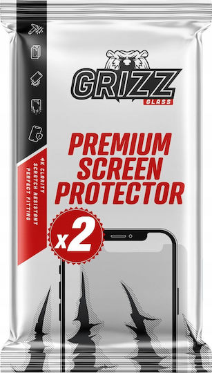GrizzGlass Hybridglass Camera Protection Tempered Glass Transparent for the Samsung Galaxy A15 4G / 5G