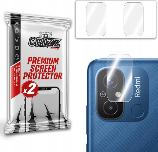 GrizzGlass Hybridglass Προστασία Κάμερας Tempered Glass Διάφανο για το Redmi 12C