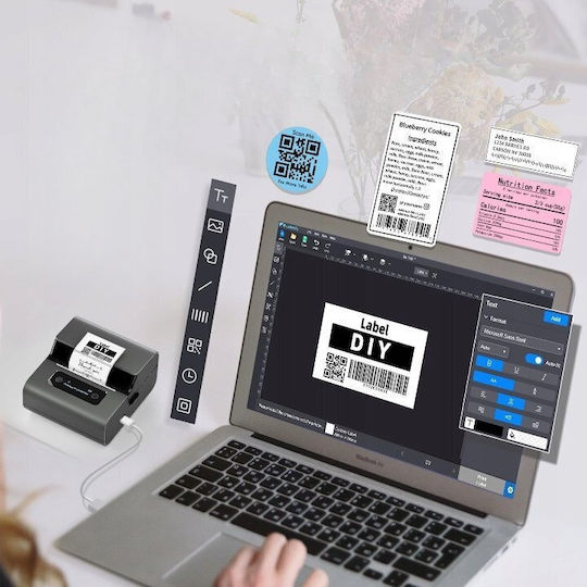 Phomemo Phomemo Θερμικός Εκτυπωτής Αποδείξεων Bluetooth