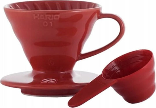 Hario Drip Se toarnă peste set Ceramică Roșu