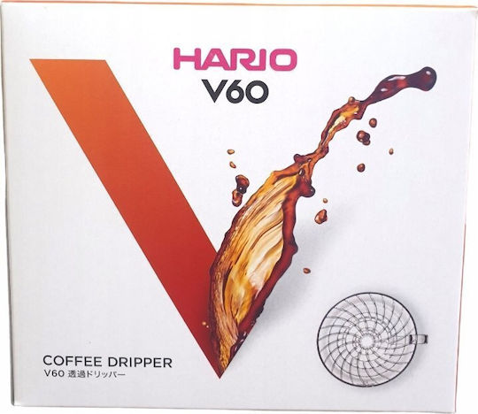 Hario V60 Coffee Dripper 03 Coffee Dripper Πλαστικό Διάφανο 157x137x122mm