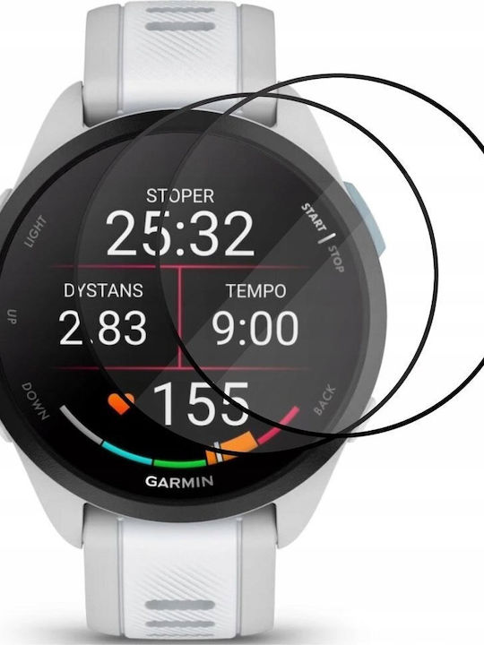 Wozinsky Full Glue Tempered Glass for the Garmin Forerunner 165, Wozinsky 2pcs