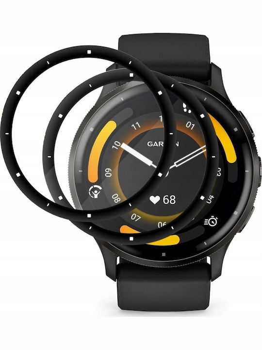 Wozinsky Vollklebendes Gehärtetes Glas Garmin Venu 3 45mm 2 Stück