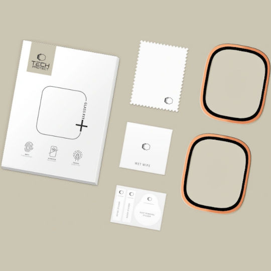 Tech-Protect Glass Ring Tempered Glass για το Apple Watch Ultra 49mm 2τμχ Cosmic Orange