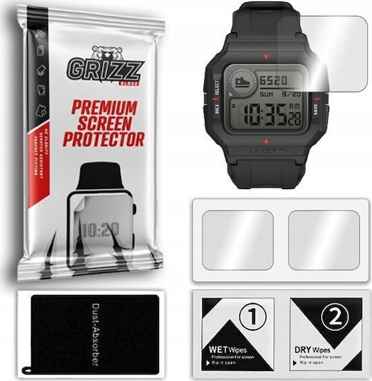 GrizzGlass CeramicFilm Screen Protector for the Garmin Forerunner 955 1pcs