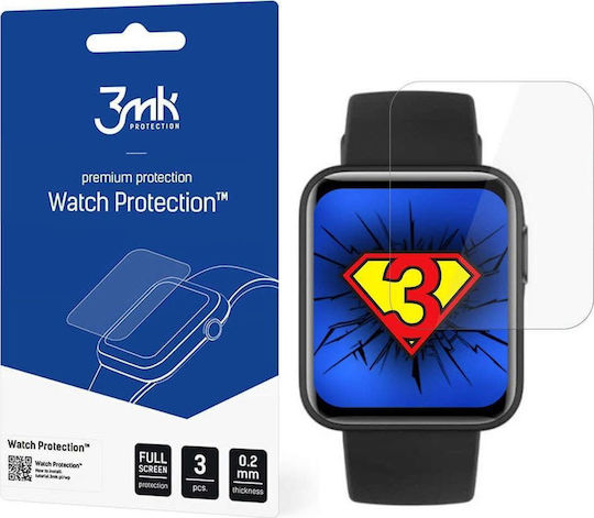 3MK Curved Arc Screen Protector για το Mi Watch Lite 3τμχ