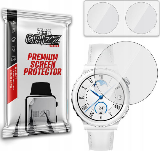 GrizzGlass HybridGlass Tempered Glass for the Huawei Watch GT 3 Pro 43mm 1pcs