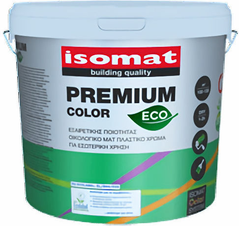 Isomat Premium Color Eco Satin Πλαστικό Χρώμα Οικολογικό για Εσωτερική Χρήση 3lt