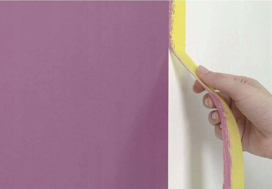 Tesa Masking Tape 25m X 25mm Preci.indoor Yellow 56270