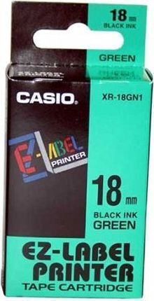 Casio Label Maker Tape in Green Color 1pcs