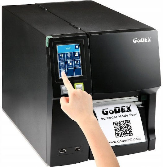 Godex Imprimantă de Etichete Transfer Termic & Direct USB, Serial, Ethernet 203 dpi