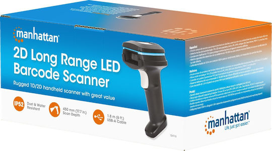 Manhattan Scanner portabil cu capacitate de citire a codurilor de bare 2D și QR