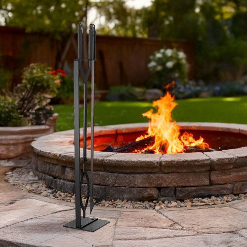Vevor Fireplace Tongs Black