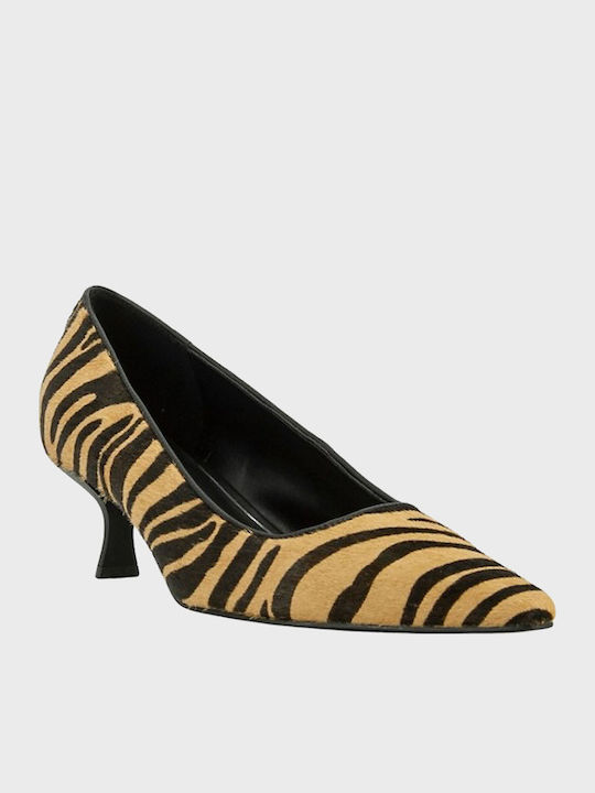 Brown Heels Animal Print