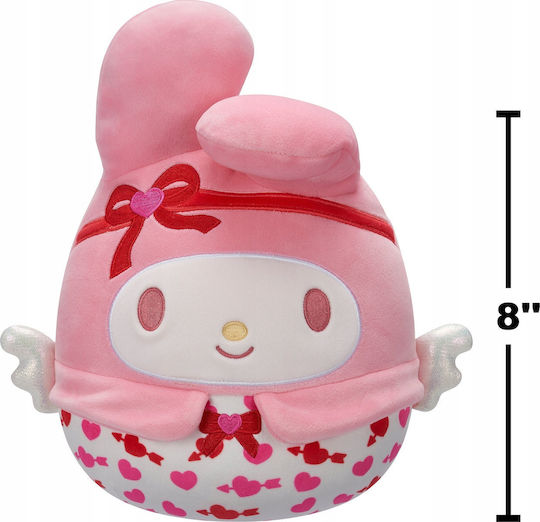 Jazwares Плюшена Играчка Squishmallows Valentine Свети Валентин Здравей Кити Моята Мелодия Купидон за 3+ Години 20 см