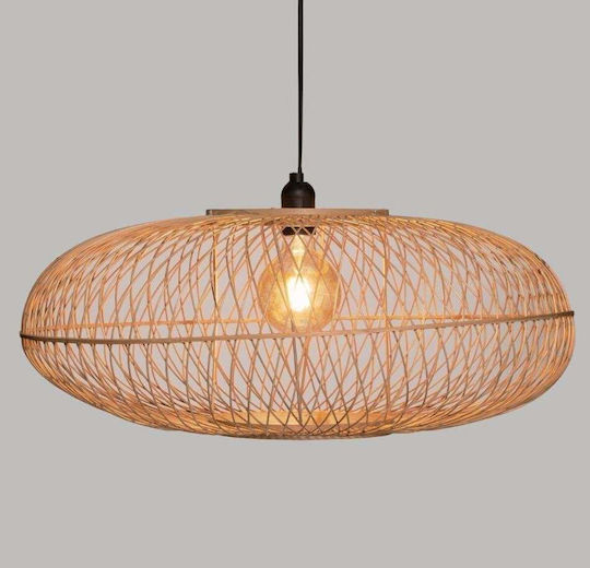 Atmosphera Loren Ρυθμιζόμενο Κρεμαστό Φωτιστικό Καφέ Boho με Ντουί E27