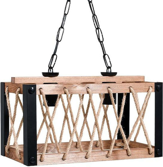 Fylliana Fl302 Κρεμαστό Φωτιστικό Μαύρο 40x18x25εκ. Fylliana Fl302 Κρεμαστό Φωτιστικό Μαύρο 40x18x25εκ.