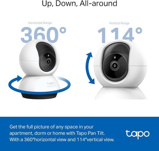 TP-LINK Tapo C220 v2 IP Surveillance Camera Wi-Fi Full HD+ 4MP with Two-Way Communication and Lens 4mm