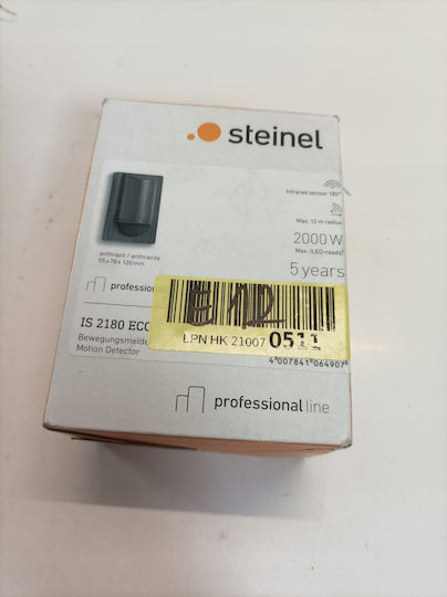 Steinel ECO Wired Infrared Motion Sensor 180° Detection Angle Scope 12m
