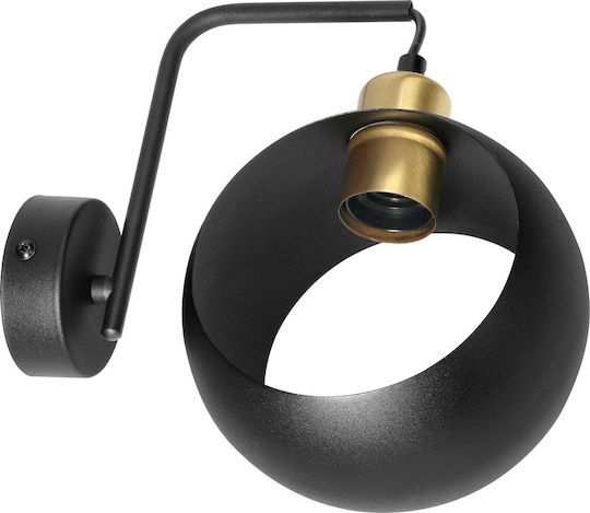 Adviti Modern Lamp Wall with Socket E27 Black