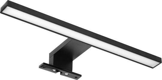 Adviti Leuchte Badezimmer mit Integrierter LED und Neutralweißes Licht Schwarz 30x30cm