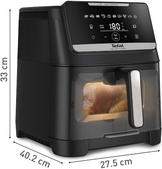 Tefal Easy Fry Silence Air Fryer 7lt Μαύρο