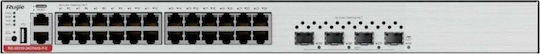Ruijie RG-S5310-24GT4XS-P-E v2 Managed L2 / L3 PoE+ Switch με 24 Θύρες Gigabit (1Gbps) Ethernet και 4 SFP Θύρες