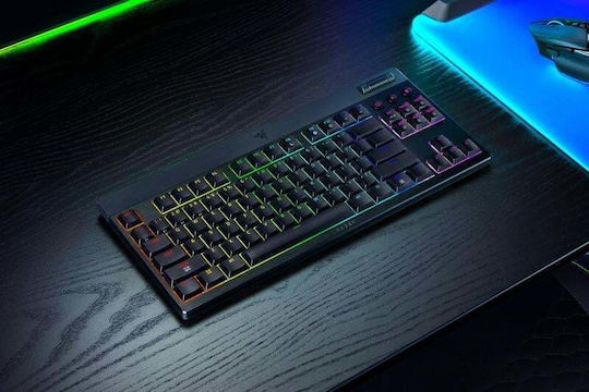 Razer BlackWidow V4 Low Profile Wireless Gaming Mechanical Keyboard Tenkeyless with Razer Green Switches and RGB Lighting English US