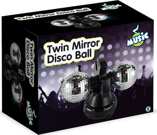 Amo Toys Twin Mirror Ball Lamp LED Party Light Decorative Table Lamp Amo Toys Twin Mirror Ball Lamp LED Party Light Decorative Table Lamp