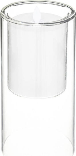 Dekorative Lampe Wachs-Politur Transparent 3Stück