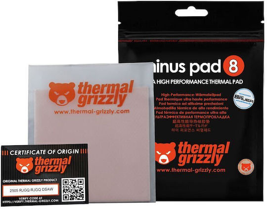 Thermal Grizzly Minus Pad 8 100 x 100 x 1.5mm Μπεζ