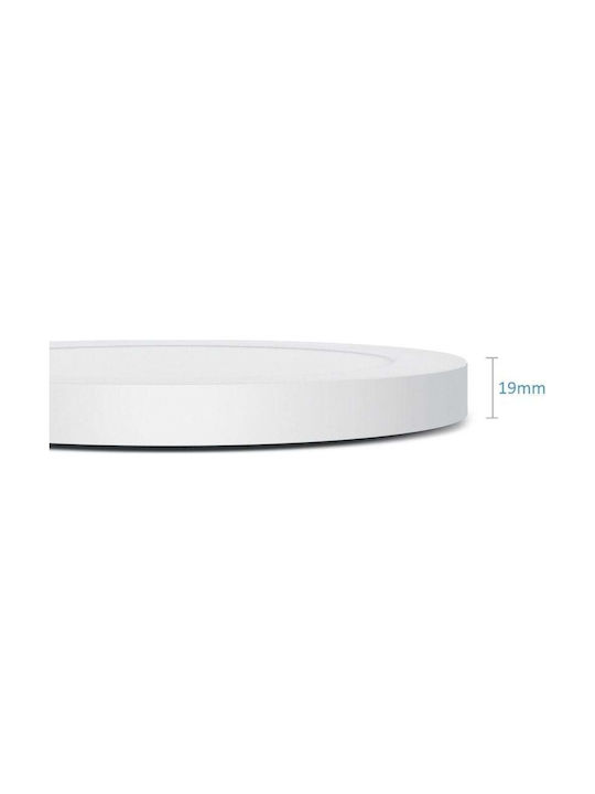 Maclean Energy Ceiling Mount Light White with Integrated LED