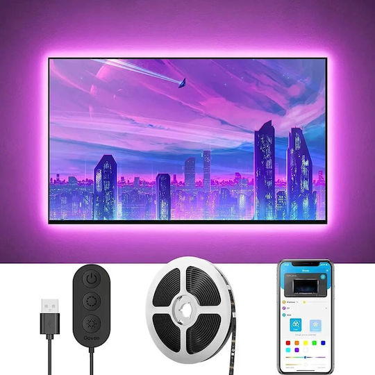 Govee Smart Ταινία LED Backlight Wi-Fi Τηλεόρασης RGB Φως