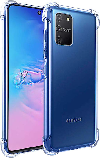 Techsuit Shockproof Clear Umschlag Rückseite Silikon Transparent (Galaxy S10 Lite)