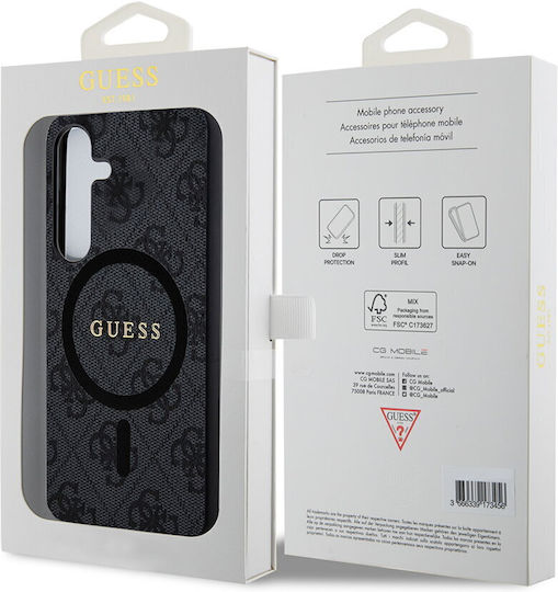 Guess Back Cover Plastic / Silicon Negru (Galaxy Z Flip7)