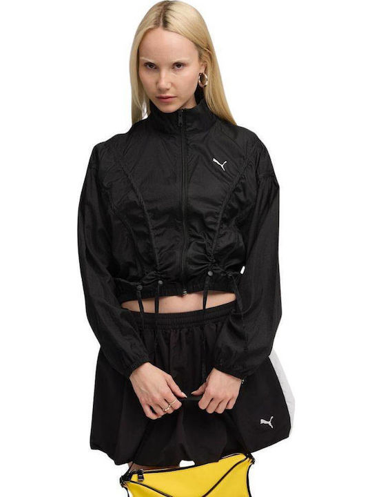 Dare To Women's Short Lifestyle Jacket for Winter Black