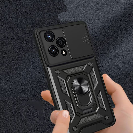 Techsuit Camshield Series Back Cover Silicon Albastru (Honor 400 Pro)