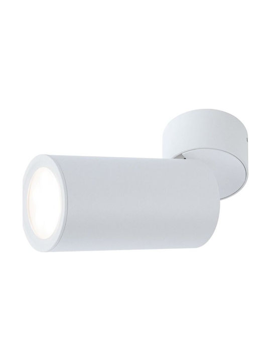 Paulmann 93087 Led Ceiling Light Surface Mount Light Turnal 470lm 3-step-dim Adjustable Round Incl 1x6 Watt Dimmable Ceiling Lamp Matte White Metal 2700 K Coin