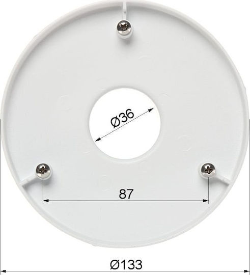 Dahua Camera Mount for CCTV Systems White PFA103