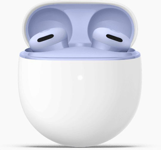 Google Pixel Buds 2a Bluetooth хендсфри Слушалки с Устойчивост на Пот и Кутийка за Зареждане Iris