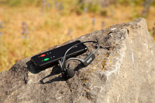 TELESTAR Imperial bluTC active 1 Knochenleitung Bluetooth-Freisprecheinrichtung Kopfhörer mit Schweißresistenz Schwarz